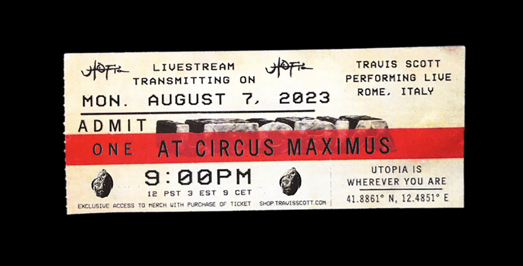 Travis Scott's Virtual Concert Live Stream: Circus Maximus